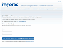 Tablet Screenshot of imperas-user.com